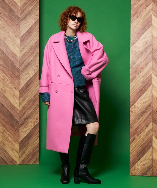 MAISON SPECIAL（メゾンスペシャル） チェスターコート 38 ピンク