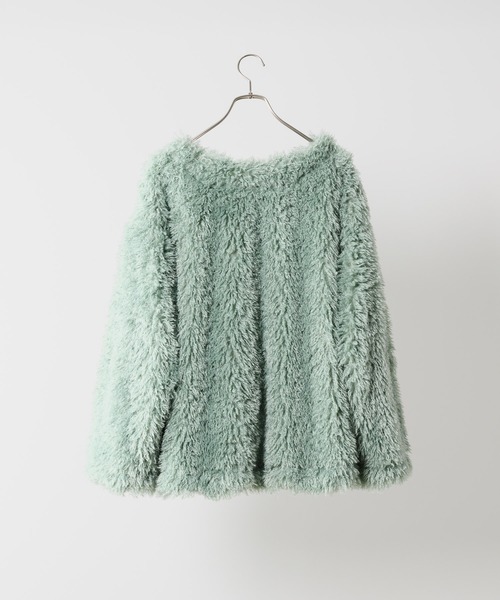 「FEKETE」 長袖カットソー FREE モカ レディース_画像3