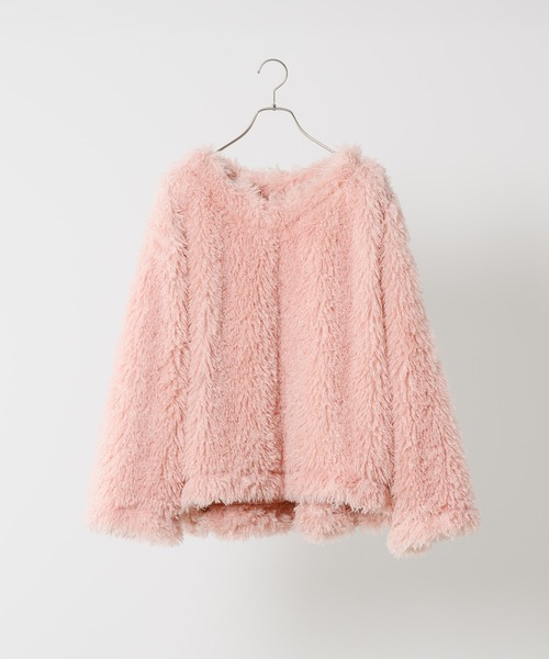 「FEKETE」 長袖カットソー FREE モカ レディース_画像9