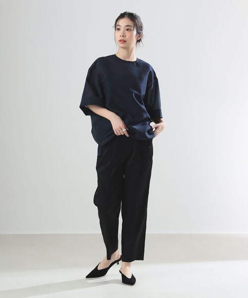 【美品】Demi-Luxe BEAMS シアーオーガンジーブラウス Demi-Luxe BEAMS ブラウス シャツ AK+1 / シアーオーガンジー