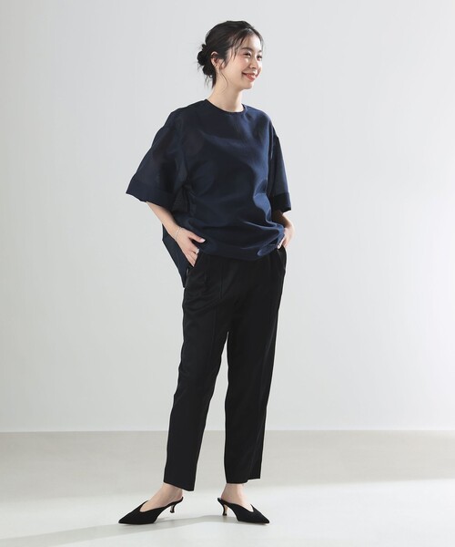 【美品】Demi-Luxe BEAMS シアーオーガンジーブラウス Demi-Luxe BEAMS ブラウス シャツ AK+1 / シアーオーガンジー
