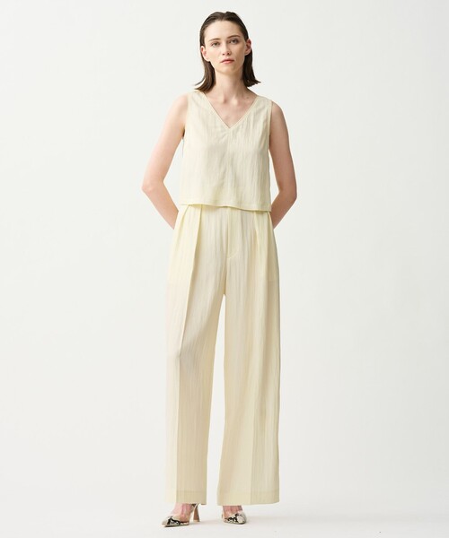 uncrave パンツ ドレープツイル ワイドパンツ レディース : ZOZOTOWN  