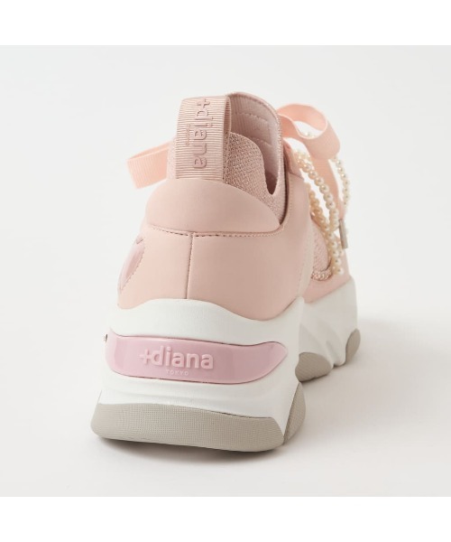 diana スニーカー パールリボンスニーカー レディース