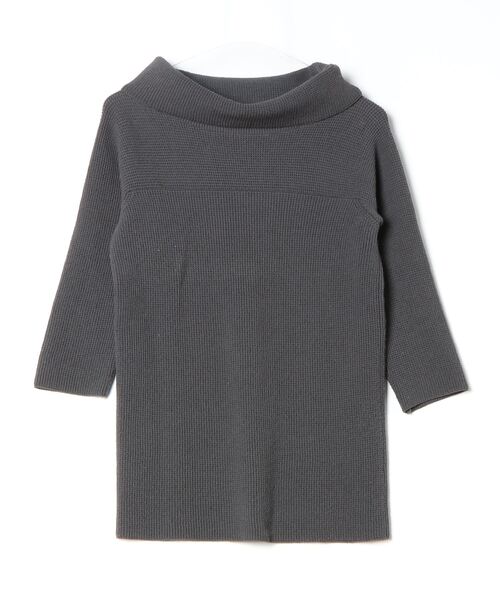 「BOTTEGA VENETA」 タートルネックニット 38 グレー レディース