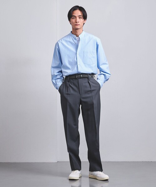 メンズ ミリタリートラウザーズ TWO TUCK MILITARY TROUSERS | MARKA MARKAWARE/MARKA