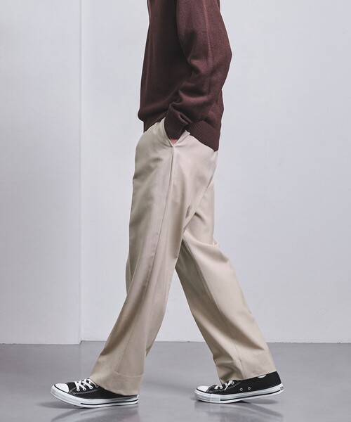 メンズ ミリタリートラウザーズ BEAMS+ パンツ ヘリンボーン ミリタリー トラウザーズ メンズ