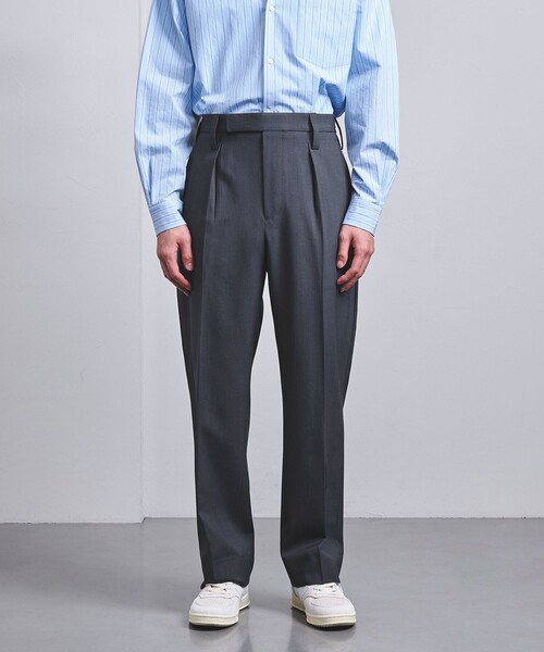 UNITED ARROWS スラックス ウールトロピカル 1プリーツ
