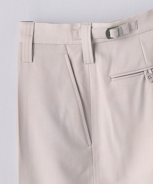 最終値下げunited arrows ウールトロピカル 1プリーツ トラウザーズ UNITED ARROWS｜ウールトロピカル 1プリーツ ミリタリー