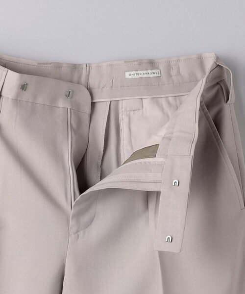 UNITED ARROWS スラックス ウールトロピカル 1プリーツ