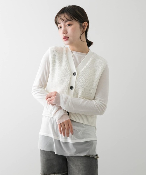 ★CITYSHOP★FRINGE ベスト★ホワイト 楽天市場】【閉店売り尽くしセール☆1,980円】【送料無料】[2025