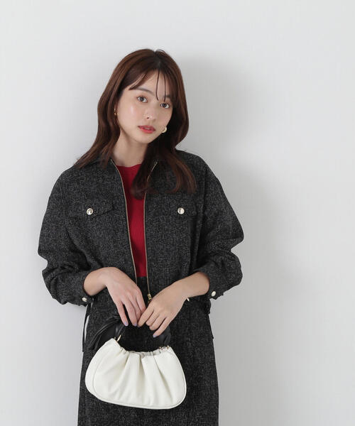 PROPORTION BODY DRESSING ブルゾン アウター スプリングツイード  