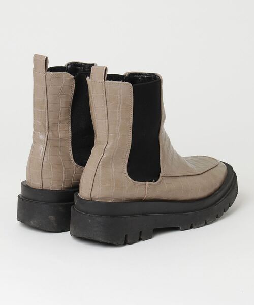 「VIVIAN」 ショートブーツ S ベージュ レディース_画像2