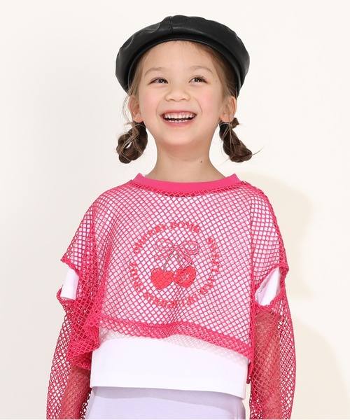 BABYDOLL（ベビードール） アンサンブル メッシュ ロンT×Tシャツ