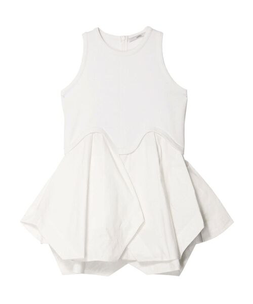 UN3D.タンクトップ ノースリーブ IRREGULAR HEM TT UN3D. タンクトップ ノースリーブ IRREGULAR HEM TT / イ