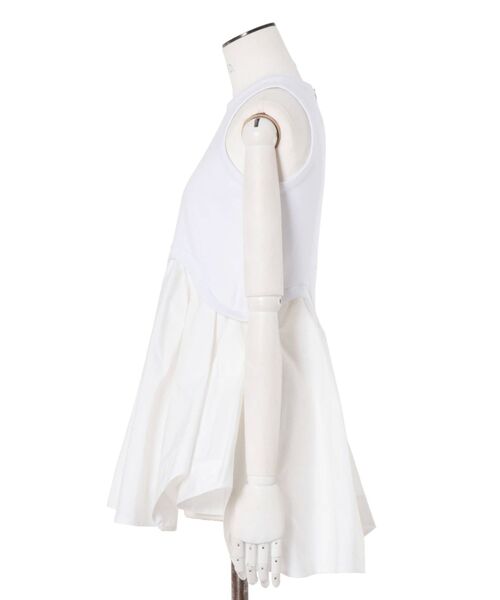 UN3D. タンクトップ ノースリーブ IRREGULAR HEM TT / イ