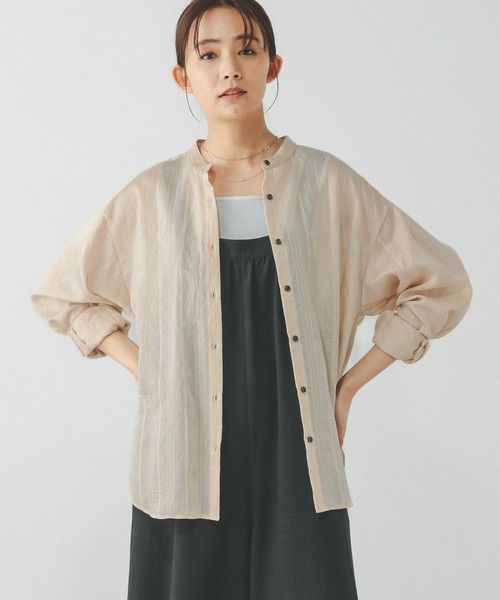 ブラウス シャツ アソート柄シアーシャツ/288604 レディース | GLOBAL WORK | 03