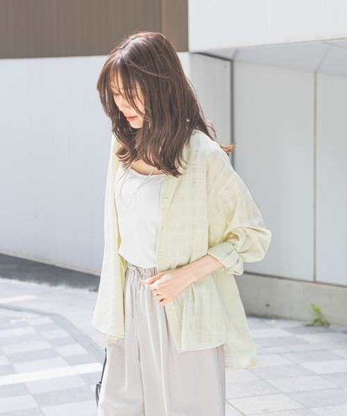 ブラウス シャツ アソート柄シアーシャツ/288604 レディース | GLOBAL WORK | 20