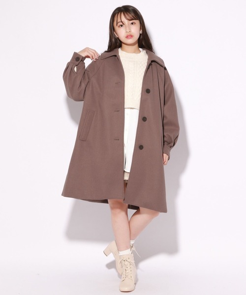 「repipi armario」 「KIDS」ステンカラーコート LARGE グレー系その他 キッズ_画像6