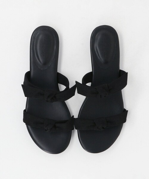 BEAUTY & YOUTH UNITED ARROWS リボン付きサンダル BEAUTY＆YOUTH UNITED ARROWS サンダル ダブル リボン