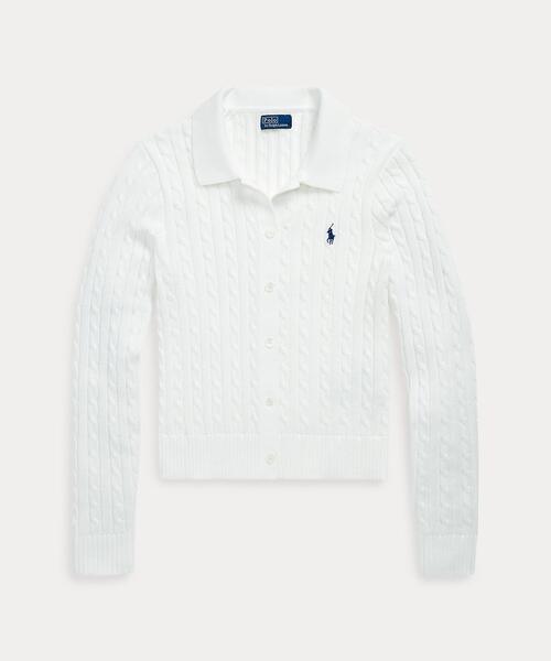 ラルフローレン RALPH LAUREN カーディガン 白 S セーター 綿 楽天市場】ポロ ラルフローレン カーディガン キッズ Polo Ralph