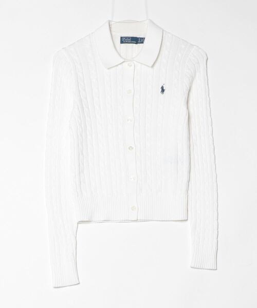 POLO RALPH LAUREN カーディガン ケーブルニット コットン