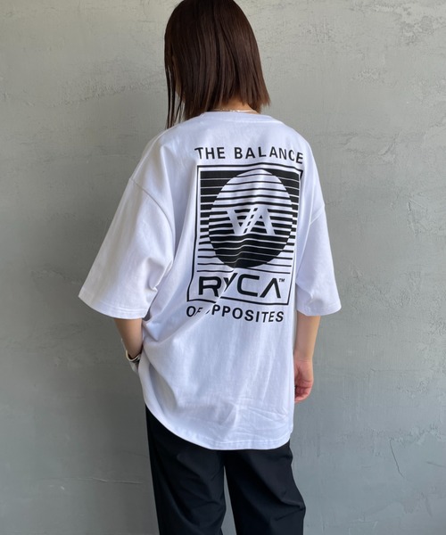 限定品【RVCA】バックプリント Tシャツ ★女性にも大人気♪ RVCA ルーカ バックプリントTシャツ レディース 半袖 Tシャツ