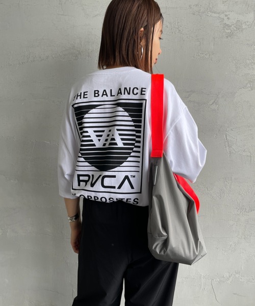 限定品【RVCA】バックプリント Tシャツ ★女性にも大人気♪ RVCA ルーカ バックプリントTシャツ レディース 半袖 Tシャツ