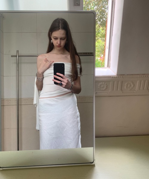 LONSLAN tシャツ 「LONSLAN」アシンメトリーオフショルダートップス