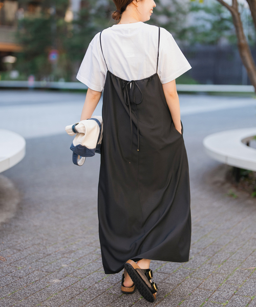専用★ spick and span バックギャザーキャミワンピース Spick＆Span ワンピース 「一部店舗+WEB限定」バックギャザー