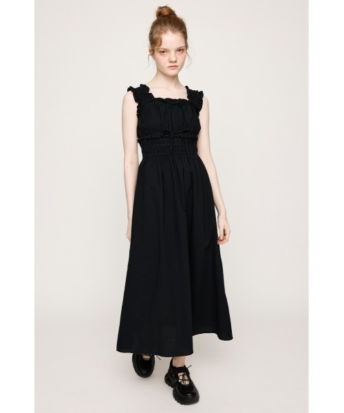 SLY SOCCER GATHER CAMI TOPS キャミトップス セール】SUCKER GATHER CAMI TOPS サッカー ギャザー キャミ