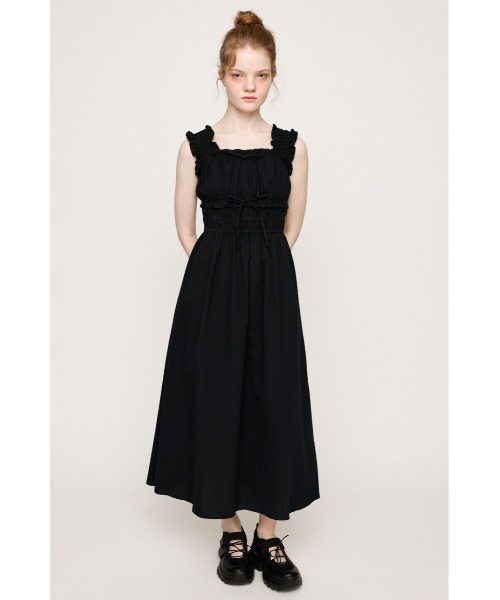 u*♡様 pois cami dress black ポワ Sサイズ　キャミドレ u*♡様 pois cami dress black ポワ Sサイズ キャミドレ