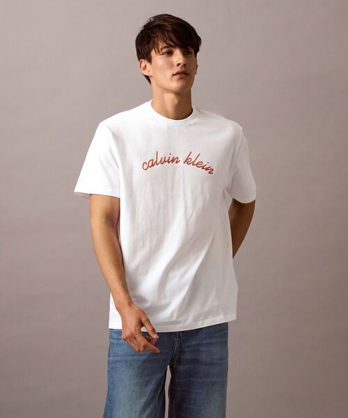 Calvin Klein tシャツ 「ユニセックス」グラフィック Tシャツ
