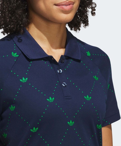 adidas ゴルフウェア　ポロシャツ　レディース　M 新品 adidas ポロシャツ ポロ GO-TO 5分丈コットンシャツ「adidas