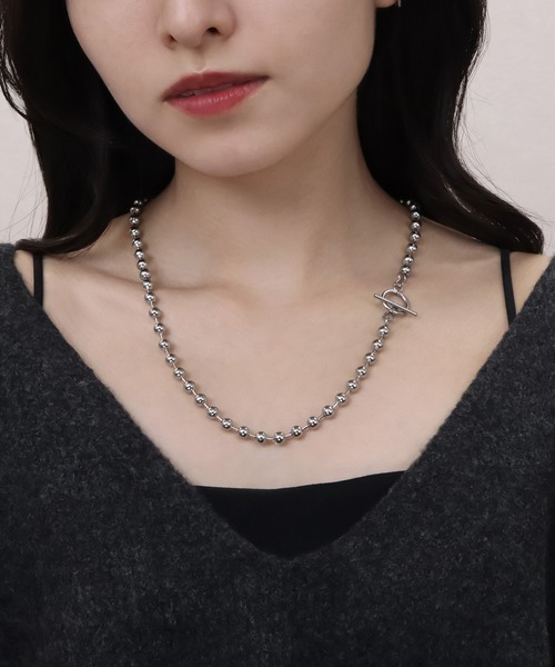 ネックレスレディース blackdia ocean（ブラックダイヤオーシャン） アレルギー対応