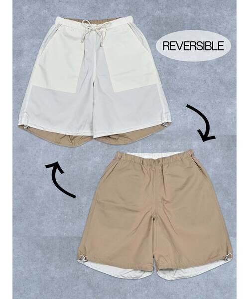 TAION（タイオン） パンツ REVERSIBLE WIDE SHORTSノンダウン