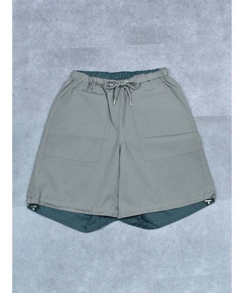 TAION（タイオン） パンツ REVERSIBLE WIDE SHORTSノンダウン