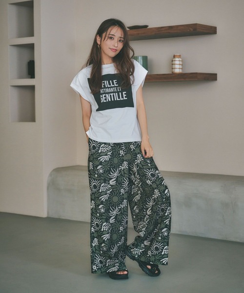 BAYFLOW tシャツ 「近藤千尋さんコラボ」オーバーサイズフレンチ