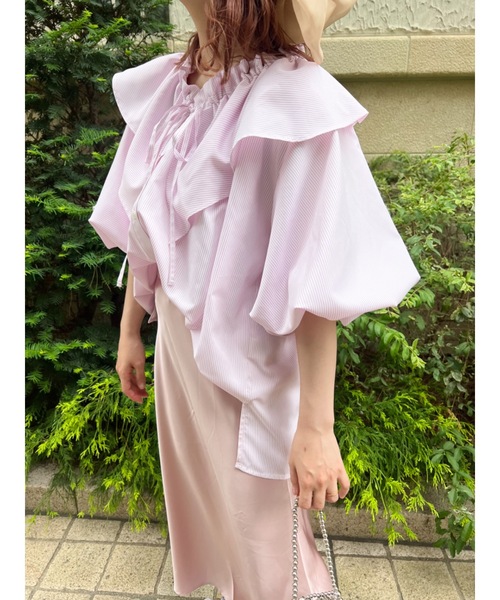 「jumelle」 7分袖ブラウス M ピンク レディース