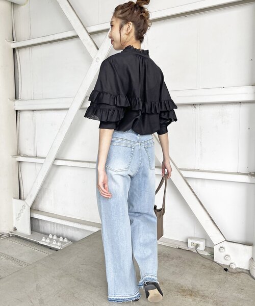 Spick＆Span 「Spick & Span」 長袖ブラウス FREE ホワイト