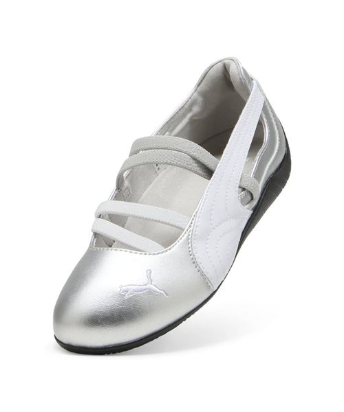 【人気商品】新品　PUMA　バレエシューズ　シルバー　23.5 PUMA バレエシューズ パンプス 「PUMA/プーマ 」スピード