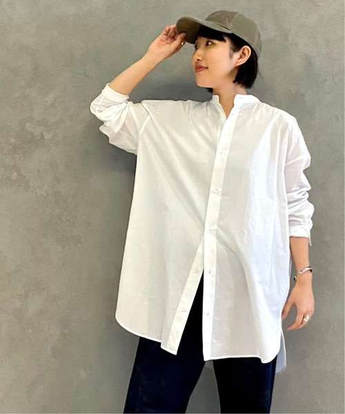 「JOURNAL STANDARD LUXE」 長袖ブラウス - ホワイト レディース