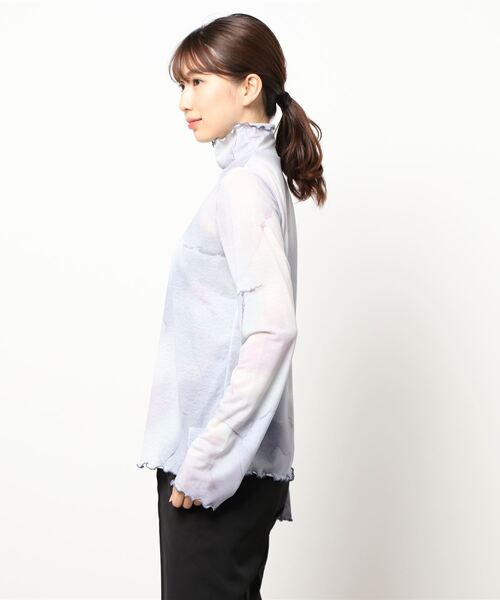 「Lina la mer.」 長袖カットソー MEDIUM ブルー レディース