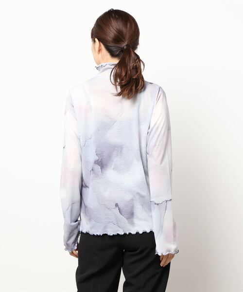「Lina la mer.」 長袖カットソー MEDIUM ブルー レディース