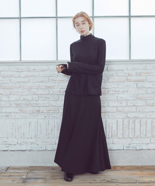「Lina la mer.」 長袖カットソー MEDIUM ブルー レディース