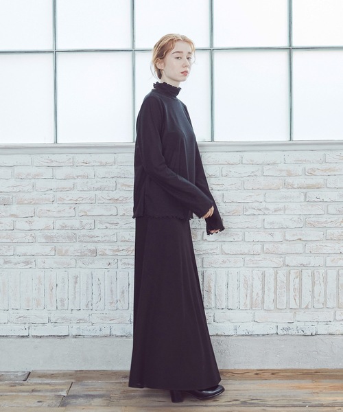 「Lina la mer.」 長袖カットソー MEDIUM ブルー レディース