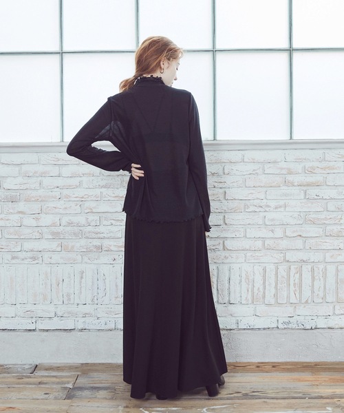 「Lina la mer.」 長袖カットソー MEDIUM ブルー レディース