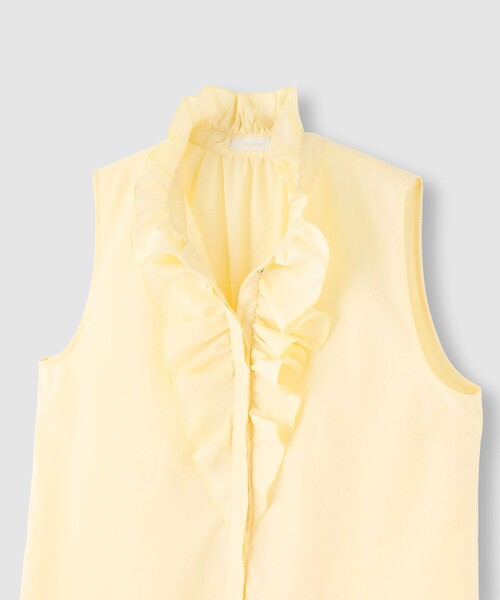 アルアバイル　フロントフリルネックシャツブラウス　25S/S 定価27500円 trim_ofalv_itemaceb284e107111f