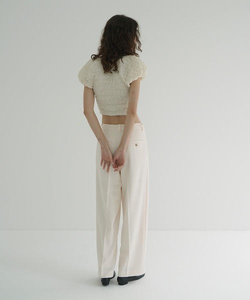 ■新品■CLANE combination puff tops クラネ CLANE（クラネ） ： [レディース]W FACE CLOUD PUFF SLEEVE TOPS