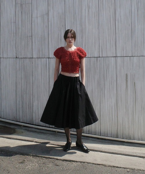 CLANE（クラネ） tシャツ SHIRRING PUFF TOPS レディース : ZOZOTOWN