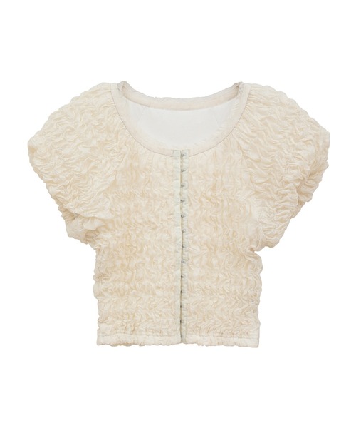 CLANE（クラネ） tシャツ SHIRRING PUFF TOPS レディース : ZOZOTOWN